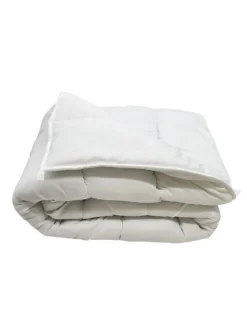 Couette tempérée microfibre blanche - 1 personne 140 x 200 - 16061>Mortreux Best