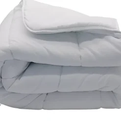 Mortreux Couette tempérée microfibre blanche - 1 personne 140 x 200 - 13064* Couette