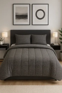 Couette tempérée Métal - 1 ou 2 personnes - 200 x 200 - 16015>Mortreux