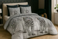 Mortreux Couette tempérée Tigre - 1 ou 2 personnes 200 x 200 - 10772* Couette