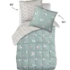 Couette toutes dimensions "Petits Papiers" Réversible 100% Coton / 57 Fils/cm² - - 140 x 200 cm pour lit 1 place>L'Effet Papillon Outlet