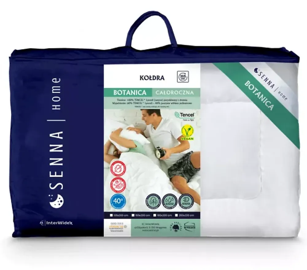 Senna Home Couette toutes saisons 160x200 BOTANICA Blanc* Couette