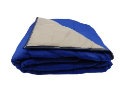 Couette ultra légère Bleu foncé / Taupe - 2 personnes 220x240 - 14032-2>Mortreux New