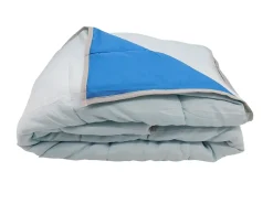 Mortreux Couette ultra légère Bleu Pétrole / Bleu ciel - 2personnes 220x240 - 14032-6* Couette