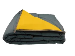 Couette ultra légère Gris foncé / Moutarde - 2 personnes 220x240 - 14032-5>Mortreux Hot