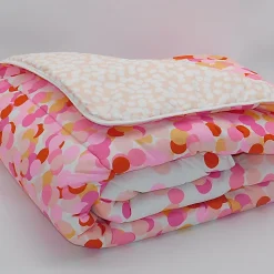 Couette Ultra Légère Imprimée Confetti/pois - 1 Personne 140x200 - 10549><noscript><img width=