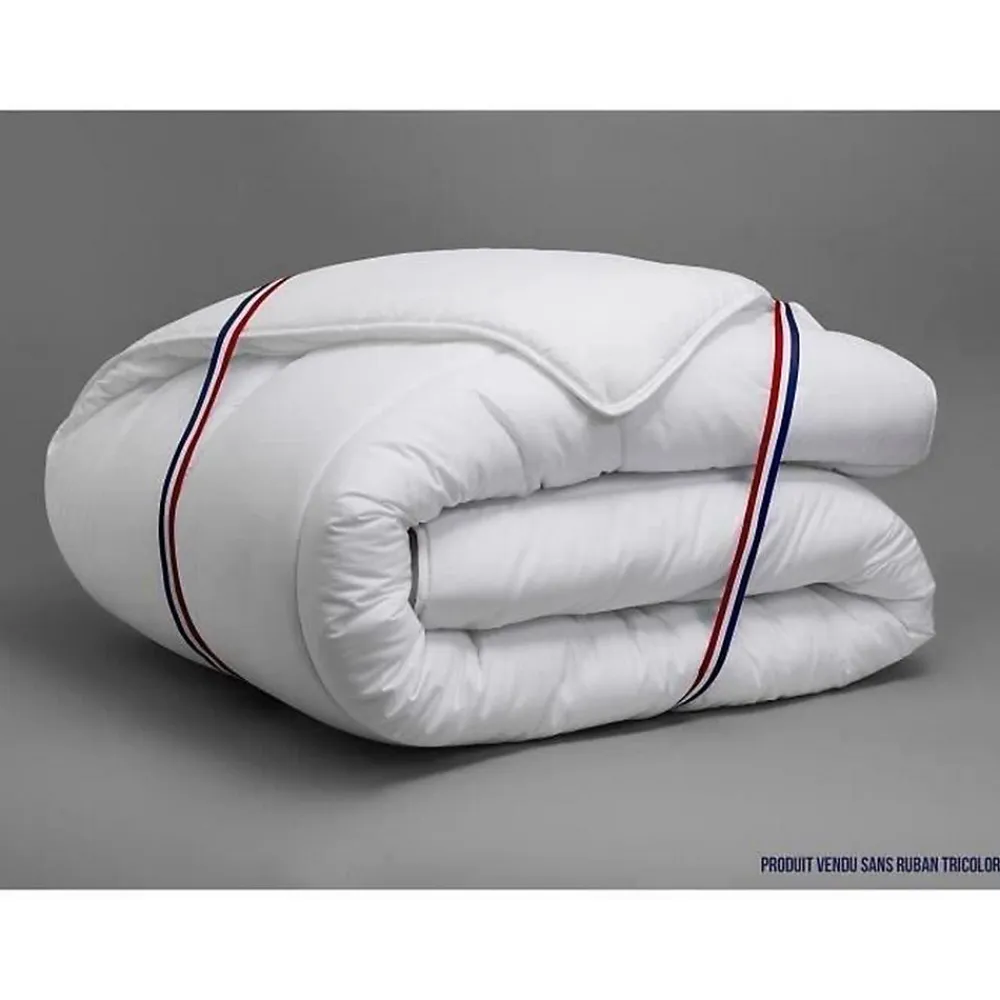 Couette Victoria 220x240 cm - - temperée - garnissage 100% Polyester - 2 personnes - blanc>Dodo New