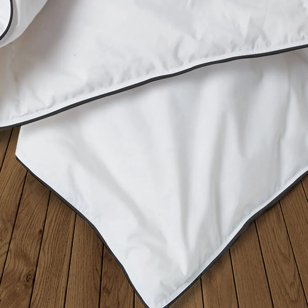 Couette 220x240 CM AELA blanche en plume d'oie anti acarien 500 gr>IDMarket Sale