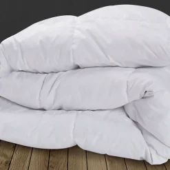 Couette 220x240 CM AELA blanche en plume d'oie anti acarien 500 gr><noscript><img width=