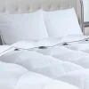 Couette 220x240 CM AELA en plume d'oie anti acarien 500 gr + 2 oreillers>IDMarket