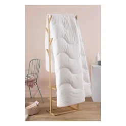 Couette 200x200 cm CHAMPS DE LIN - Chaude - 450G/m² - Couette 1-2 personne-Douce et Chaude -Anti-acariens Antibactériens><noscript><img width=