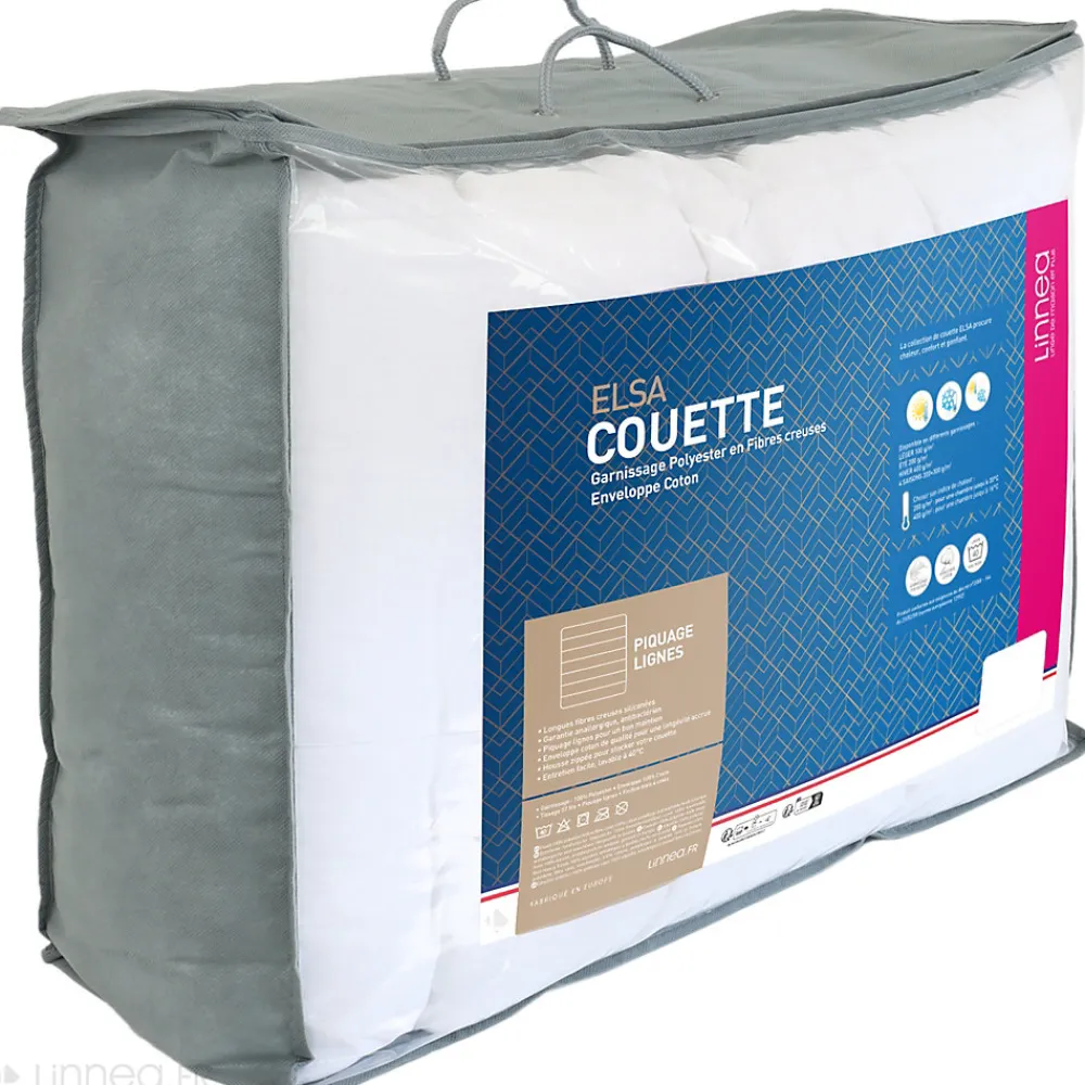 Couette 300x240 cm été ELSA garnissage fibre polyester 200g/m2>Linnea Best