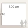 Linnea Couette 300x240 cm été VELAY LUXE garnissage naturel duvet d'oie 200g/m2* Couette