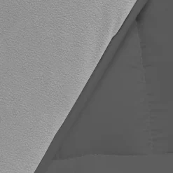 Couette 140x200 CM ZOE polaire biface gris clair et gris 400 gr><noscript><img width=