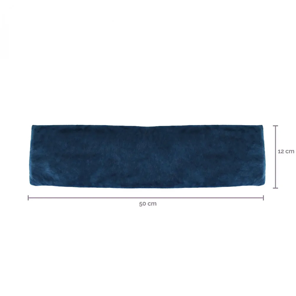 Coussin, tour de cou chauffant 50 x 12 cm - Bleu ->Vivezen Sale