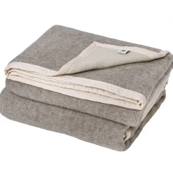 Couverture 100% pur laine vierge 180x240 cm PASTORALE blanchie>Linnea Hot