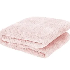 Springos Couverture - - 200x220 cm - Douce - Rose - Polyester avec texture* Couverture