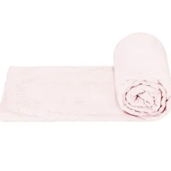 Couverture - - 200x220 cm - Rose pastel - Zigzag - Douceur et chaleur>Springos Hot