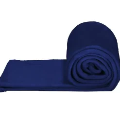 Couverture - - 200x220 cm - Bleu royal - 100% polyester - Douce et chaude>Springos Outlet
