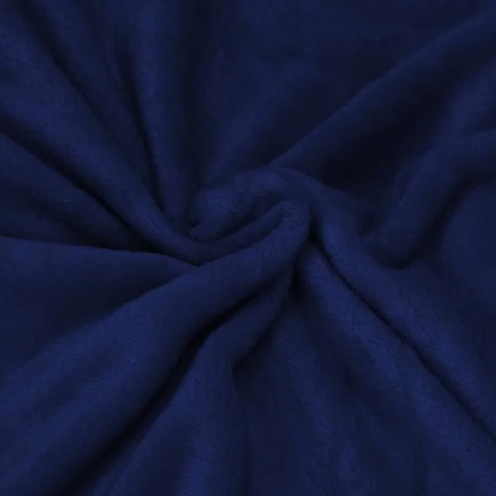 Couverture - - 200x220 cm - Bleu royal - 100% polyester - Douce et chaude>Springos Outlet