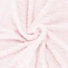 Springos Couverture - - Zigzag - 70 x 160 cm - Rose pastel - Douce et chaude* Couverture