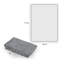 Proficare Couverture chauffante PC-WZD 3061 Gris* Couverture