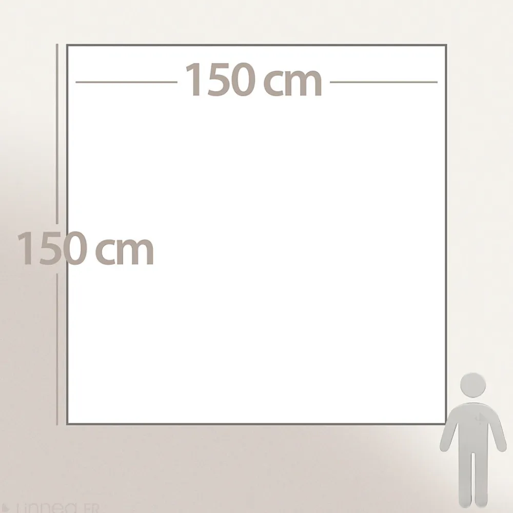 Couverture courtepointe en mousseline de coton 150x150 cm + 5 cm ELZA gris lichen>Linnea Clearance