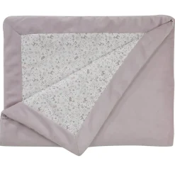 Couverture double face esprit enchanté (75x100 cm - Lilas)>