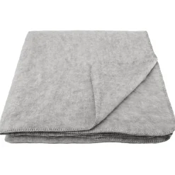 Linnea Couverture en laine mélangée 220x240 cm OSLOO gris perle* Couverture
