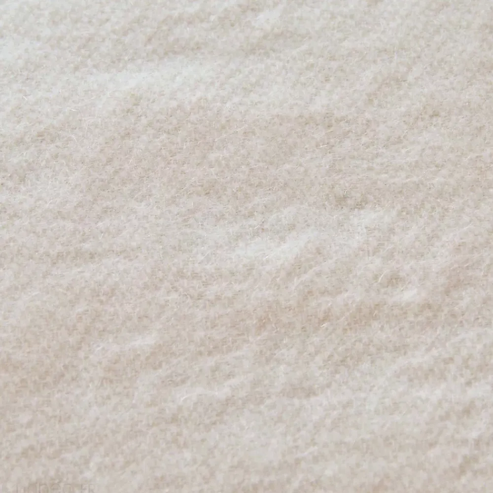 Linnea Couverture en laine mélangée 180x240 cm OSLOO beige naturel* Couverture