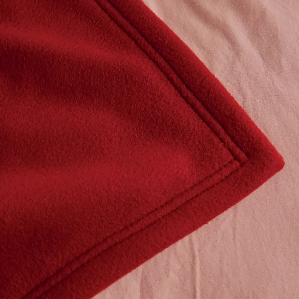 Toison d'Or Couverture en polaire confort (220x240 cm - Terracotta)* Couverture