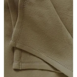 Poyet Motte Couverture en polaire unie (240x260 cm - Taupe)* Couverture