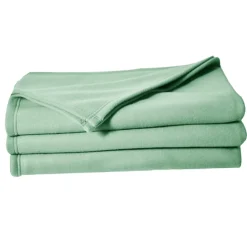 Couverture en polaire unie (240x260 cm - Vert tilleul)> Sale