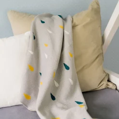 Couverture enfant gouttes 100 x 80 cm><noscript><img width=