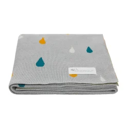 Couverture enfant gouttes 100 x 80 cm><noscript><img width=