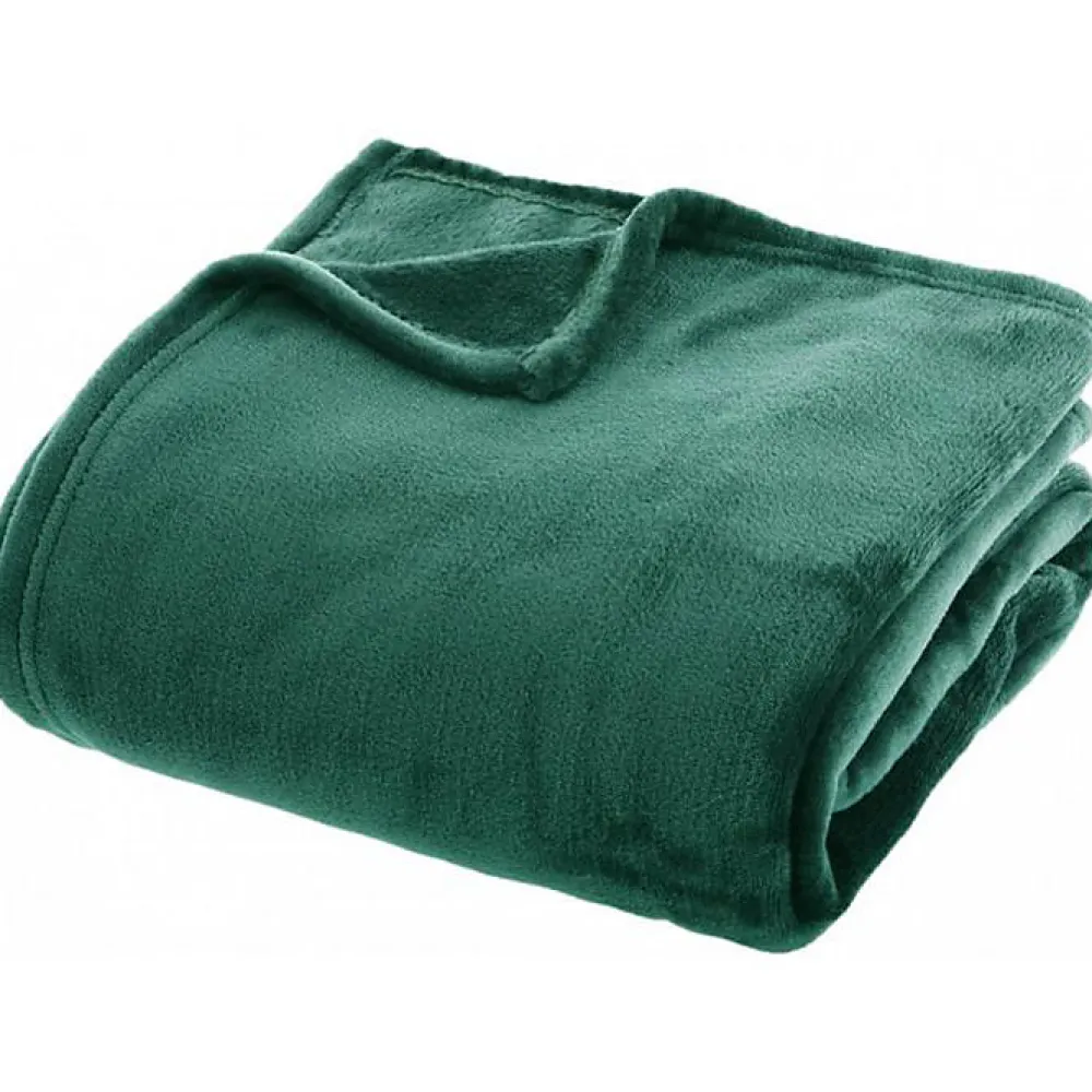 Atmosphera Couverture flanelle 180 x 230 cm - Cèdre* Couverture
