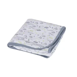 Couverture imprimée océan (75x75 cm - Gris clair)> Discount