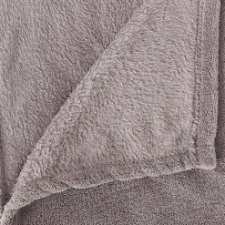 Couverture microfibre 180 x 230 cm - Gris clair>Atmosphera New