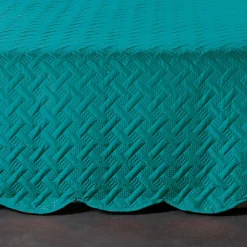 Couverture molletonné surpiquage graphique (180x240 cm - Turquoise)>Linder Clearance