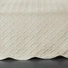 Linder Couverture molletonné surpiquage graphique (150x150 cm - Beige)* Couverture