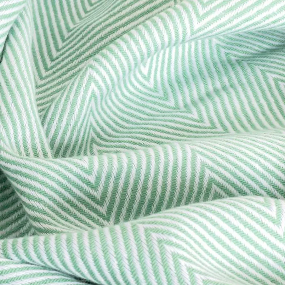 Sacasa Couverture plaid 100% coton bleu turquoise avec franges 180x220cm ZIGORA -* Boutis, Couvre-Lit, Édredon