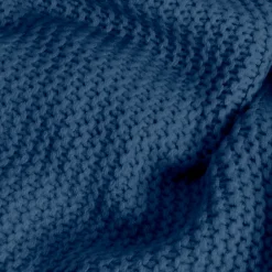 Couverture plaid bleu saphir 130x170cm TRICOVA -><noscript><img width=