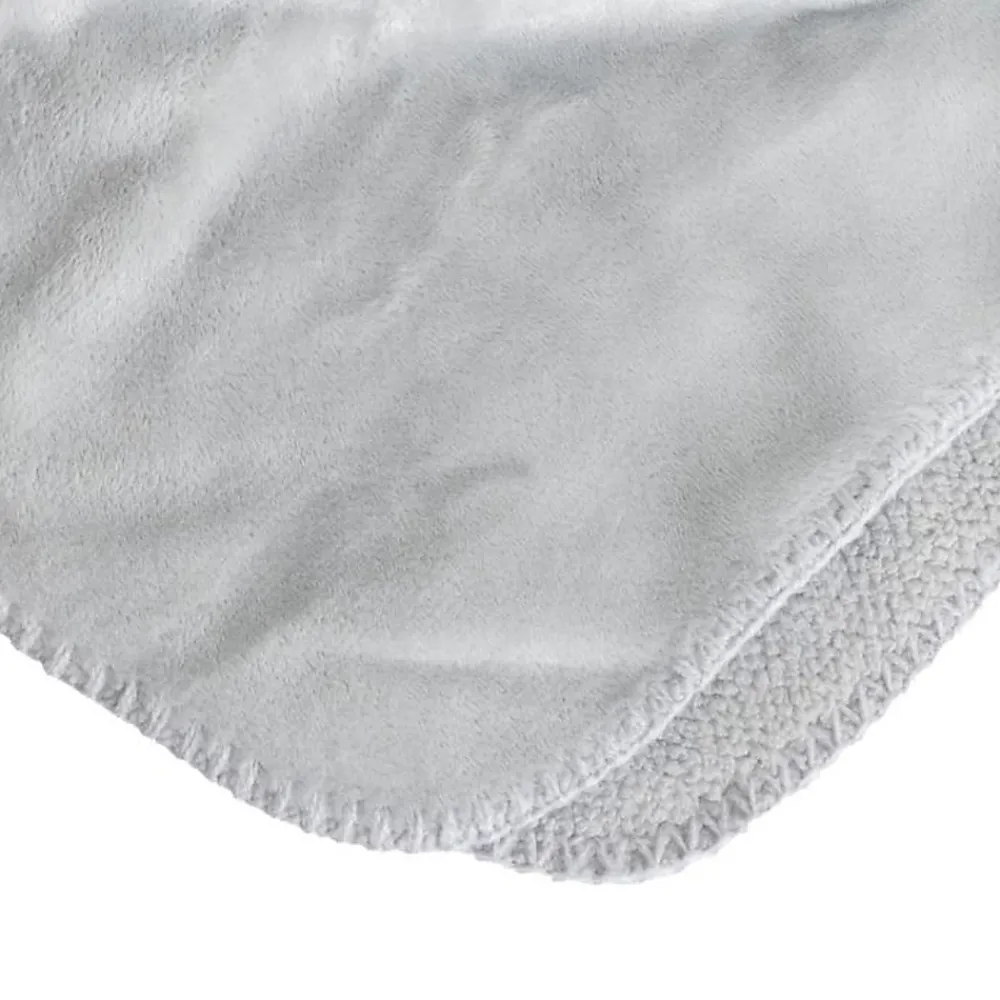 Sacasa Couverture plaid gris clair 130x170cm SMOOTIK -* Boutis, Couvre-Lit, Édredon