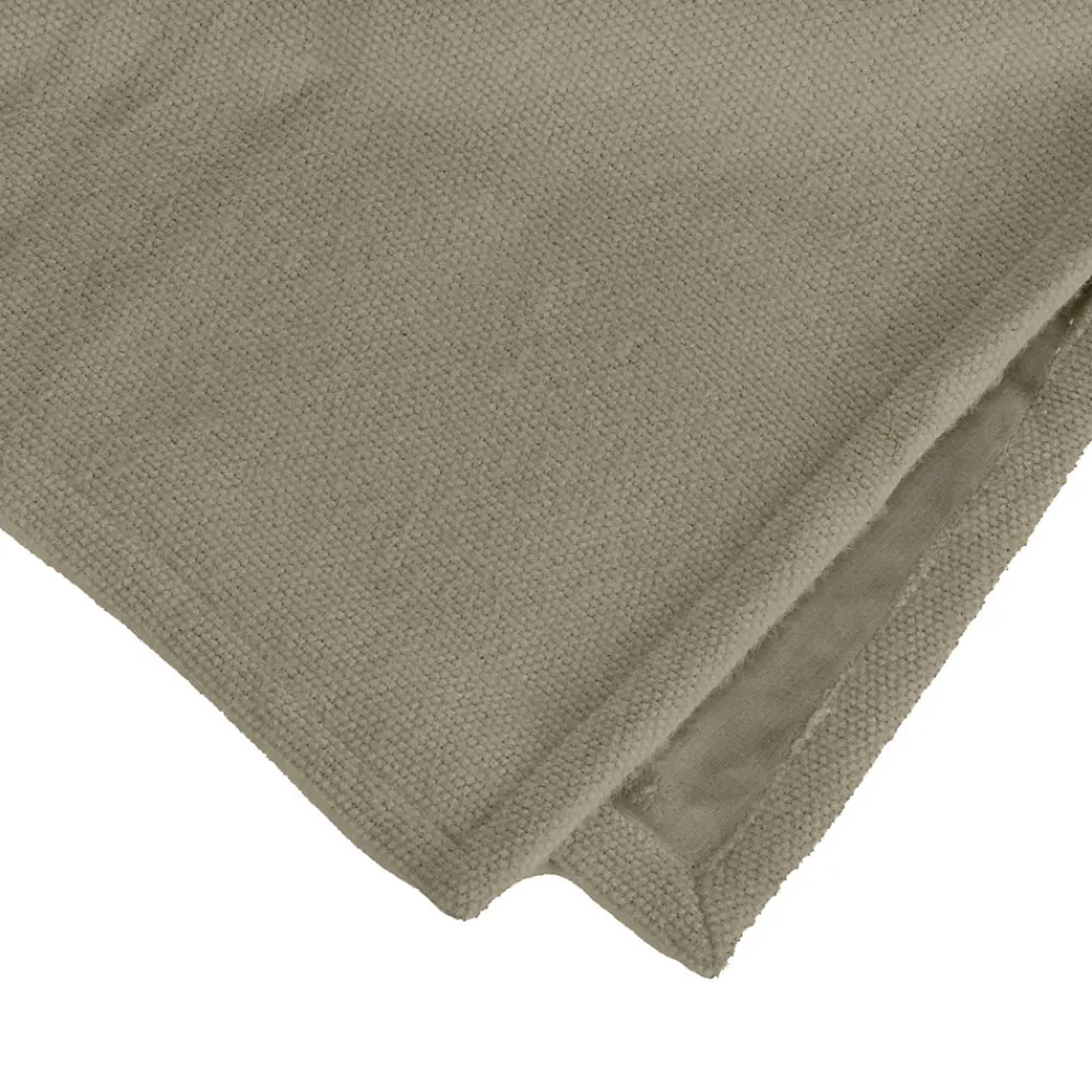 Couverture plaid marron 130x170cm PANORA ->Sacasa Outlet