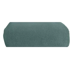 Sacasa Couverture plaid verte 130x170cm PANORA -* Boutis, Couvre-Lit, Édredon