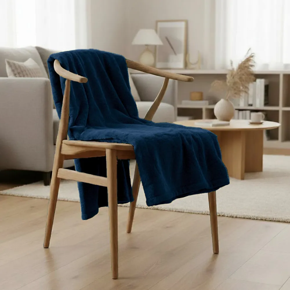 Sacasa Couverture plaid 130x170cm MINNOR -* Boutis, Couvre-Lit, Édredon