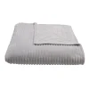 Couverture polaire - - Effet côtelé 3D (180x240 cm - Gris Perle)>Toison d'Or Discount