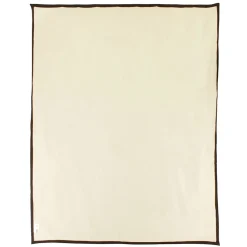 Linnea Couverture polaire luxe 180x220 cm 100% polyester 430g/m2 NARVIK Marron Chocolat* Couverture