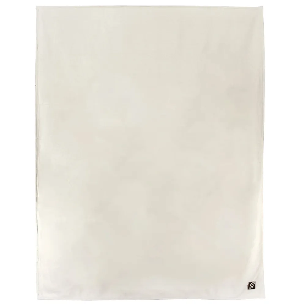 Couverture polaire luxe 180x220 cm 100% polyester 430g/m2 NARVIK Galet/Naturel>Linnea New