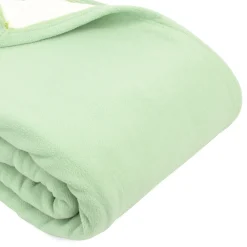 Couverture polaire luxe 240x260 cm 100% polyester 430g/m2 NARVIK Vert Tilleul><noscript><img width=